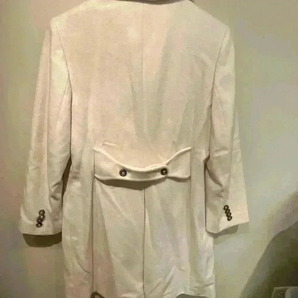 NWT Ann Taylor SZ 10P Cream Coat - Picture 4 of 4